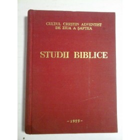 STUDII BIBLICE - CULTUL CRESTIN ADVENTIST DE ZIUA A SAPTEA - 1975